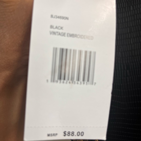 Betsey Johnson Black Mini Bag with Vibrant Embroidery - Picture 7 of 7